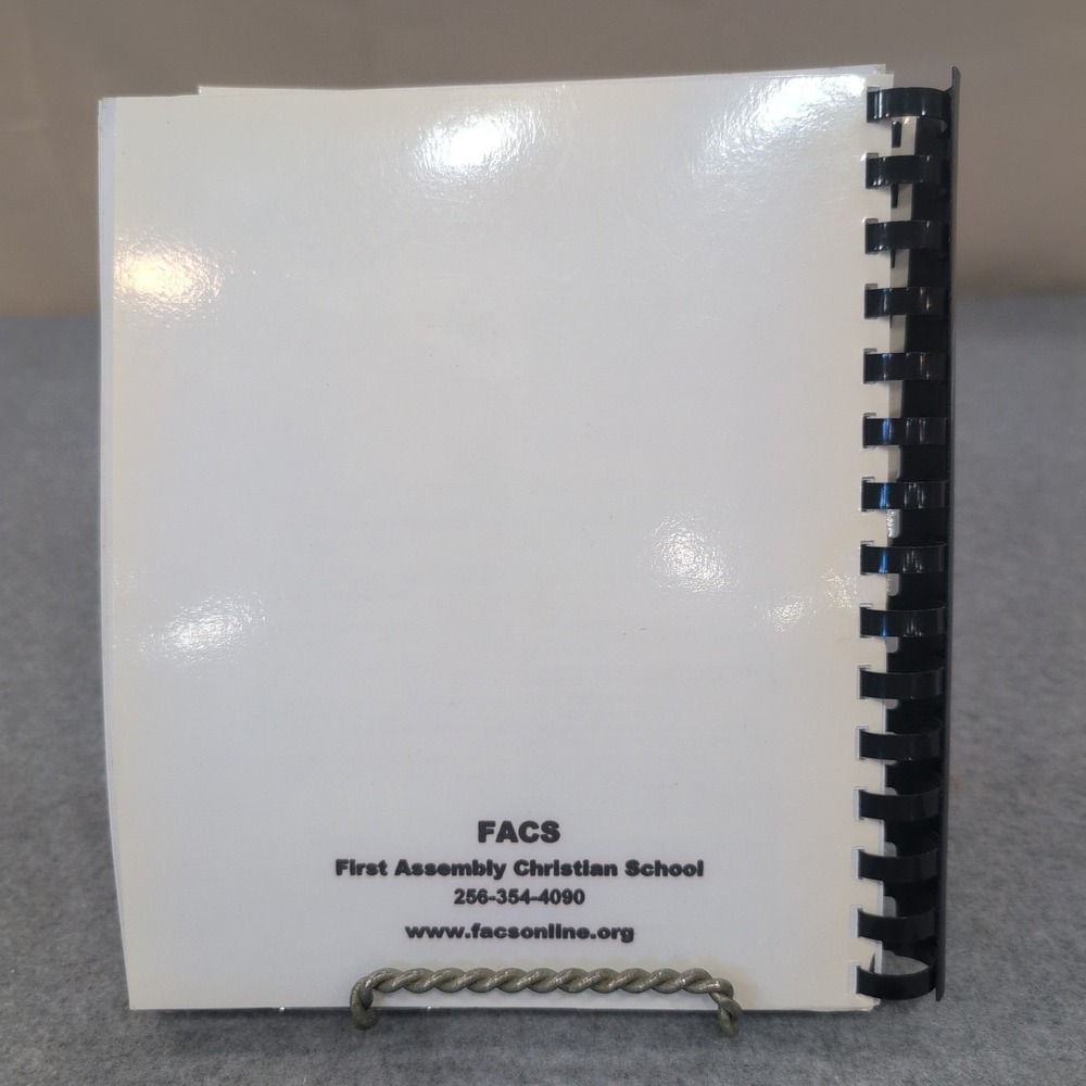 FACS Family Cookbook First Assembly Christian School Alabama Spiral Bound VG+ - Picture 2 of 4
